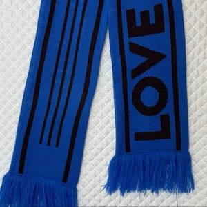 Love scarf. Winter warmth. What the world needs now